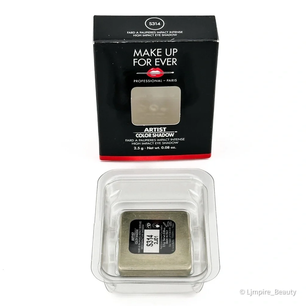 🆕 MAKE UP FOR EVER Artist Color Shadow Refill/Recharge in Shade: S314 NIB Satin